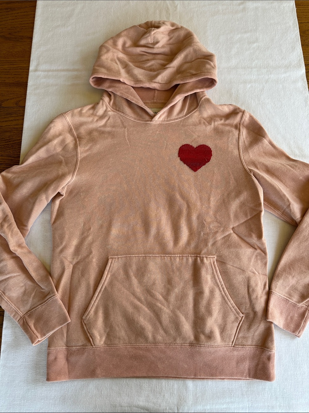 Abercrombie and Fitch Pride Flip Sequin Heart Hoodie S